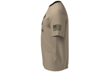 Image of Under Armour New Freedom Logo T-Shirt - Mens, Desert Sand, Small, 1370811290SM