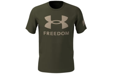 Image of Under Armour Freedom Logo T-Shirt - Men's, Marine OD Green, Large, 1370811390LG