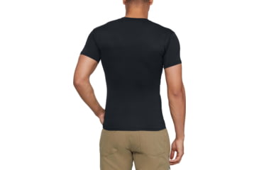 Image of Under Armour Tactical HeatGear Compression V-Neck T-Shirt - Mens, Black, 2X-Large, 12160100012X