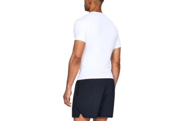 Image of Under Armour Tactical HeatGear Compression V-Neck T-Shirt - Mens, White, 2X-Large, 12160101002X