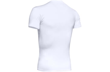 Image of Under Armour Tactical HeatGear Compression V-Neck T-Shirt - Mens, White, 2X-Large, 12160101002X