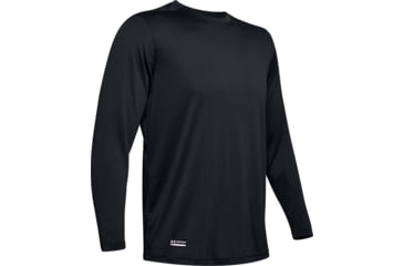 Image of Under Armour Tactical UA Tech Long Sleeve T-Shirt - Mens, Black, X-Large, 1248196001XL
