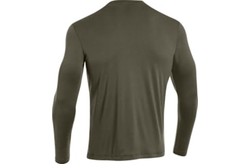 Image of Under Armour Tactical UA Tech Long Sleeve T-Shirt - Mens, Marine OD Green, Large, 1248196390LG