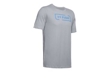 Image of Under Armour UA Fish Logo T-Shirt - Men's, 2XL, Mod Gray, 13312010132X