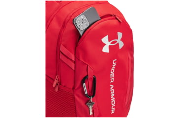 Image of Under Armour Ua Hustle 6.0 Backpack, Red/red - 1384672600OSFM