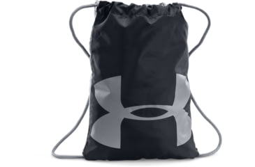 Image of Under Armour UA Ozsee Sackpack Travel Backpack, Black, One Size Fits All, 1240539001