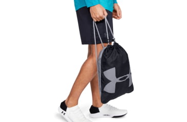 Image of Under Armour UA Ozsee Sackpack Travel Backpack, Black, One Size Fits All, 1240539001