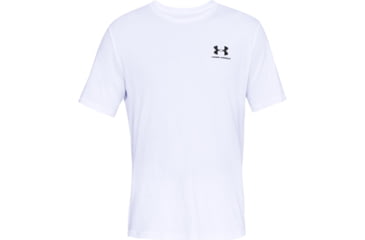 Image of Under Armour UA Sportstyle Left Chest T-Shirt - Mens, White, 4X-Large, 13267991004XL