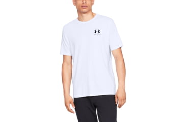 Image of Under Armour UA Sportstyle Left Chest T-Shirt - Mens, White, 4X-Large, 13267991004XL