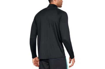 Image of Under Armour UA Tech 1/2 Zip Long Sleeve Shirt - Mens, Black, Small, 1328495001SM