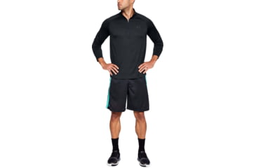Image of Under Armour UA Tech 1/2 Zip Long Sleeve Shirt - Mens, Black, Small, 1328495001SM