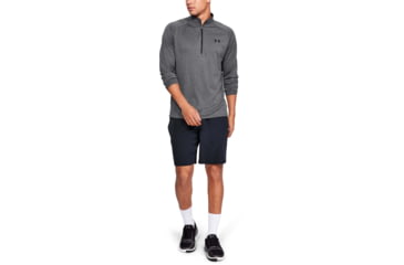 Image of Under Armour UA Tech 1/2 Zip Long Sleeve Shirt - Mens, Carbon Heather, 2X-Large, 13284950902X