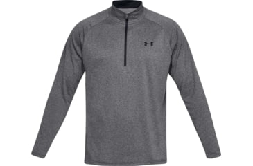 Image of Under Armour UA Tech 1/2 Zip Long Sleeve Shirt - Mens, Carbon Heather, 2X-Large, 13284950902X