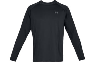 Image of Under Armour UA Tech 2.0 Long Sleeve Shirt - Mens, Black, Large, 1328496001LG