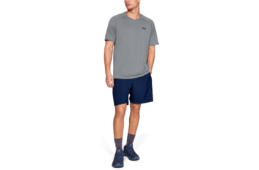 Image of Under Armour UA Tech 2.0 V-Neck T-Shirt - Mens, Steel, X-Large, 1328190035XL