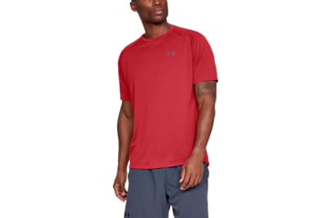 Image of Under Armour UA Tech Short Sleeve Tee 2.0 - Mens, Red, Large, 1326413600LG