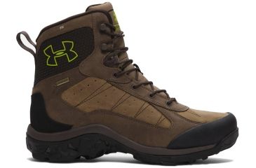 Image of Under Armour Wall Hanger Leather Hiking Boot - Men's-Uni/Hearthstone/Uni-Medium-10
