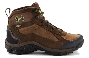 Image of Under Armour Wall Hanger Leather Mid Hiking Boot - Mens-Uniform-Medium-8.5 US