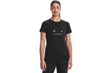Image of Under Armour Sportstyle Graphic Short Sleeve T-Shirt - Women's, Black, Large, 1356305002LG