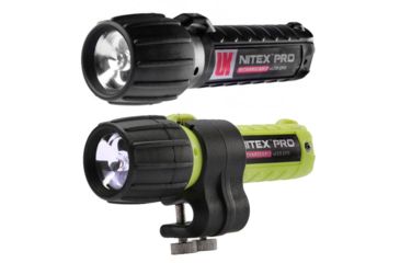Image of Underwater Kinetics Nitex eLED Flashlight w/ Charger, Black, Safety Yellow