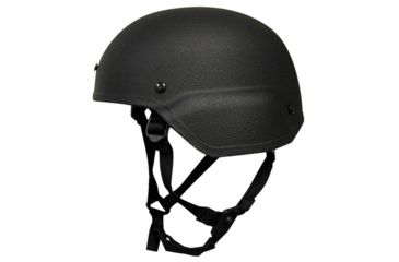 Image of United Shield ACH Ballistic Helmet Level IIIA LE Style Mid Cut w/ 4pt Harness System, Black, Large ACH-MICH LE - MID CUT-BK-LG