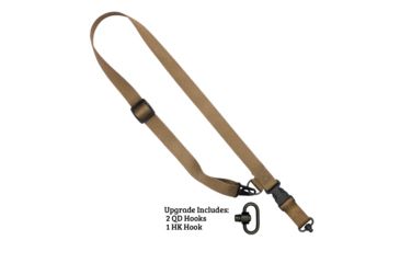 Image of United States Tactical C1 2-to-1 Point 1.25in Tactical Sling, QD, Coyote, One Size, UST-SLC00102QD