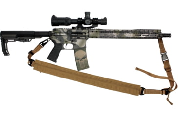 Image of United States Tactical D3 - 2-Point Rapid Fit Padded Tactical Sling,1in, HK Hook, Coyote, UST-SLD00302QH