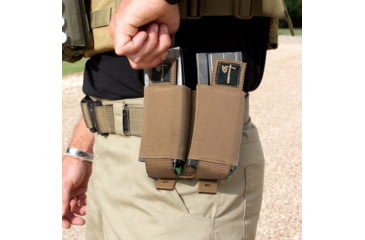 Image of United States Tactical Double Rifle Mag Pouch, Coyote, UST-MOL01902