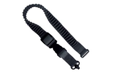 Image of United States Tactical MOLLE Shock Webbing Sling, 1.25in, QD Swivel, Black, UST-SLM00201QD