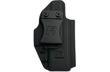 Image of Universal Kydex, IWB Black Kydex, Belt Clip Fits Compact Sized Handguns, OWB Belt Holster, Right Hand