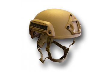 Image of United Shield Sprint Ballistic Helmet Level IIIA w/ 4pt Harness System, Tan, Large SPRINT-IIIA-TN-LG