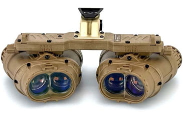 Image of US Night Vision ARGUS Panoramic Night Vision Goggle - Gen III White Phosphor, FDE, 8x6x5in, APNVG-E-WP