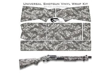 Image of US Night Vision Tiger Stripe Camo Pre-Cut Universal Shotgun Skin Vinyl Wrap, 20x30in, Deep Woods Snow 056532