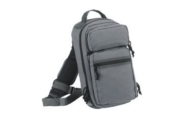 Image of US Peacekeeper EDC Sling Pack - Grey  8.5in x 17in x 5.5in, Gray, 8.5&quot; x 17&quot; x 5.5&quot;, NSN NO, P51320