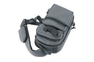 Image of US Peacekeeper EDC Sling Pack - Grey  8.5in x 17in x 5.5in, Gray, 8.5&quot; x 17&quot; x 5.5&quot;, NSN NO, P51320