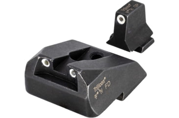 Image of USED EDEMO Trijicon Night Sight Suppressor Set w/White Front/White Rear &amp; Green Lamps for S&amp;W M&amp;P/SD9 VE/SD40 VE, 600900, EDEMO9, EDEMO1, Condition Fair, Scratches