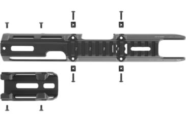 Image of UTG Pro Drop-in Handguard/Clawmount, MP5K, Black, MTU055SSMK