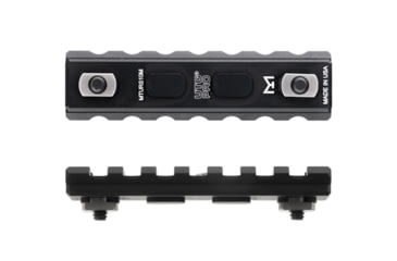 Image of UTG Pro M-LOK 7-Slot Picatinny Rail Section, Black, MTURS10M