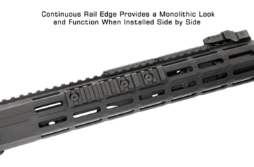 Image of UTG Pro M-LOK 7-Slot Picatinny Rail Section, Black, MTURS10M