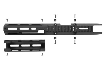 Image of UTG Pro UTG PRO MP5 Handguard, Extended Upper Picatinny Mount, M-LOK, Black, MTU055SSM