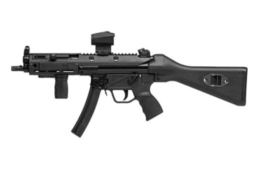 Image of UTG Pro UTG PRO MP5 Handguard, Extended Upper Picatinny Mount, M-LOK, Black, MTU055SSM