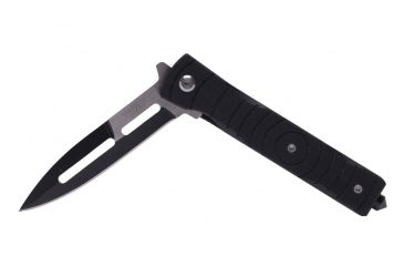 Image of UZI Mossad III Stainless Steel Blade, Black and Silver UZK-FDR-014