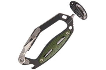 Image of V NIVES CRAB Multi Tool, 6.5in Overall, Black Aluminum Handles, Black Kydex Sheath, VMT18FRNPBGR