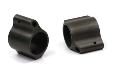 Image of V Seven 17-4 Stainless Gas Block, .625, Dlc Black, S.625-Blk
