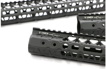 Image of V Seven Magnesium Hyper-Lightx Series AR-15 M-LOK Handguard, 13.5in, HYPLIGHTX 13.5ML
