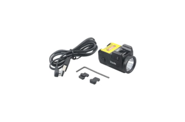Image of Vaide Scrapper Subcompact LED Pistol Flashlight, White, 500 Lumens, Black, VAPL-01
