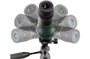 Image of Vanguard 15-45x60 Spotting Scope, BaK4 Roof, Angled, Green, VEO HD 60A