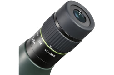 Image of Vanguard 20-60x80 Spotting Scope, BaK4 Roof, Angled, Green, VEO HD 80A