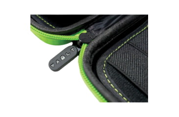 Image of Vault Case Nano Case, 7in x 4.5in x 2in, Green Carbon Fiber Shell, VLTNANOGRNCBN