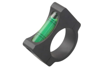 Image of Vector Optics ACD Mount Ring, 30mm/ 25.4mm Tube, 6063-T6, Matte, w/ Top Level Bubble, Black, SCACD-01